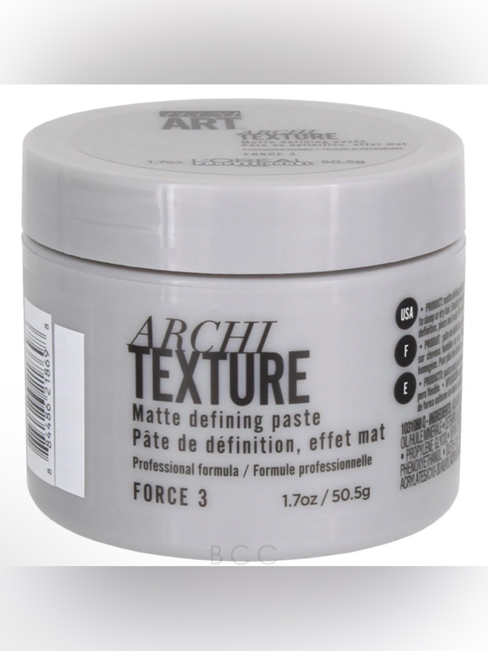 L'Oreal Archi Texture Matte Defining Paste - White and Black